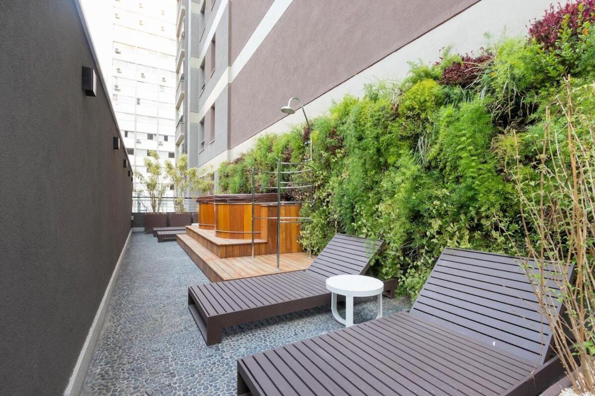Studio 31 M2 Com Terraco Parque Ibirapuera Itaim Bibi Sao Paulo Bagian luar foto