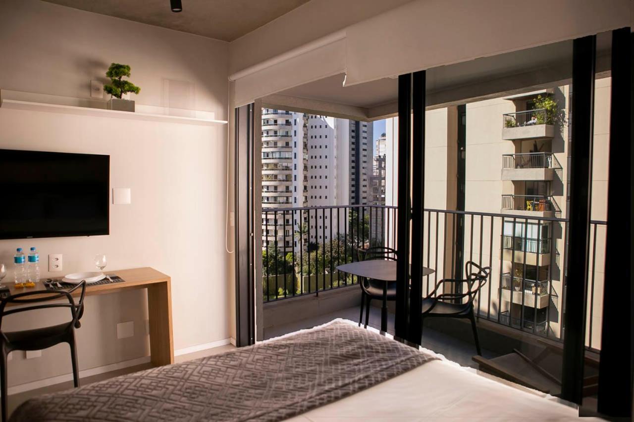 Studio 31 M2 Com Terraco Parque Ibirapuera Itaim Bibi Sao Paulo Bagian luar foto